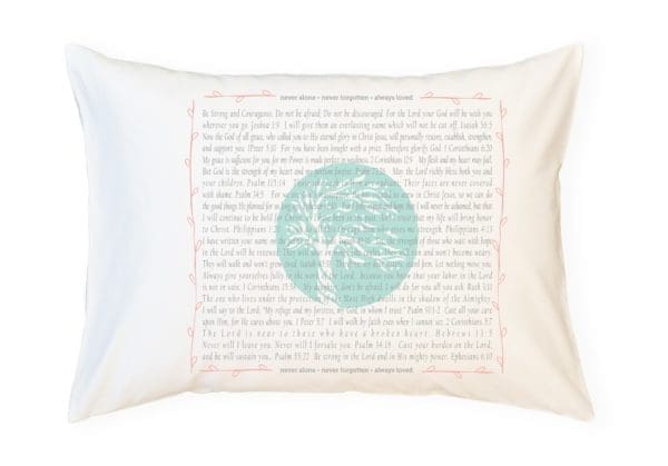 PillowGrace Project + Abiding Love Adoptions - Scripture for Expectant Mother's Love - Standard Pillowcase