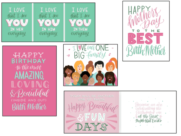 5 pack of Greeting Cards